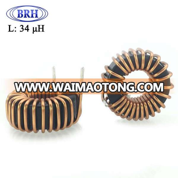 34uh toroidal ferrite core choke coil inductor